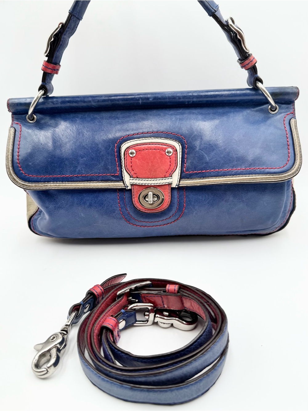 Coach Willis Legacy 70th Anniversary Colorblock Satchel